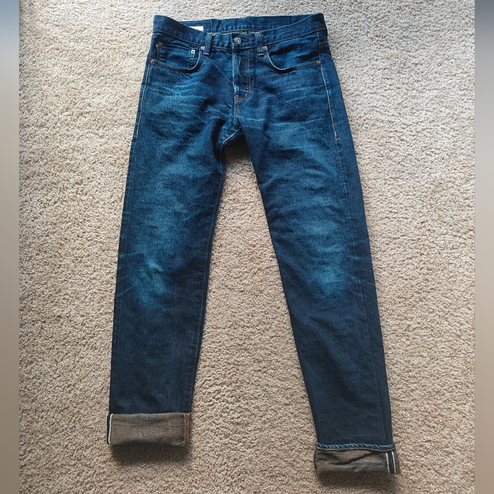 SOLD Naked & Famous MIJ5 Kogare Kakishibu size 33, made in Japan Selvedge Denim